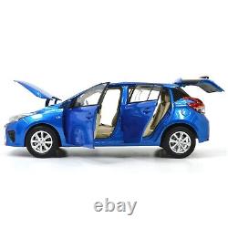 1/18 Scale Yaris L 2014 Blue Diecast Car Model Collectibles Gift Toy Series