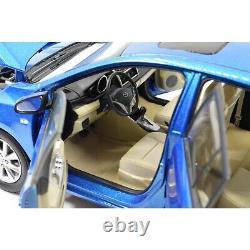 1/18 Scale Yaris L 2014 Blue Diecast Car Model Collectibles Gift Toy Series