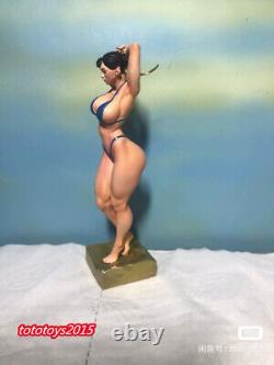 1/18 Sexy Fighter Muscle Girl Scene Miniture 4''Figure Doll Fit Cars Vehicles