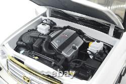 1/18 Toyota LandCruiser 2005 LC100 SUV Diecast Miniature Model Car White Vehicle