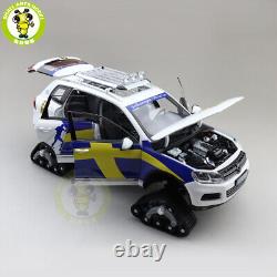 1/18 VW Touareg Snow Tracked Vehicle Kyosho 08823 Swedish Diecast Model Car