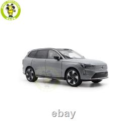 1/18 Volvo EX90 Electric Vehicle Gray Diecast Model Toy Car Friends Gifts