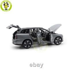 1/18 Volvo EX90 Electric Vehicle Gray Diecast Model Toy Car Friends Gifts