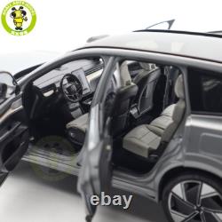 1/18 Volvo EX90 Electric Vehicle Gray Diecast Model Toy Car Friends Gifts