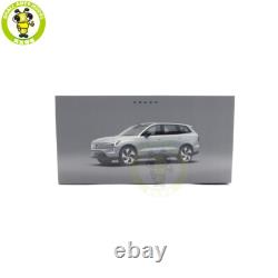1/18 Volvo EX90 Electric Vehicle Gray Diecast Model Toy Car Friends Gifts