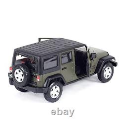 1 242015 Jeep Wrangler Unlimited Off-Road Vehicle Alloy Diecast Toy Car Model Gi