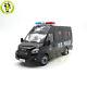 1/24 Iveco Commercial Police Swat Vehicle Bus Diecast Model Car Toys Gifts