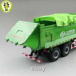 1/24 SAIC HONGYAN IVECO Muck Transport Vehicle Truck Diecast Model Car Green