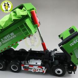 1/24 SAIC HONGYAN IVECO Muck Transport Vehicle Truck Diecast Model Car Green