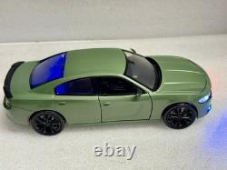 1/24 scale POLICE Unmarked Dodge Charger SRT Undercover FBI WORKING LIGHTS