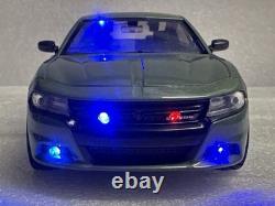 1/24 scale POLICE Unmarked Dodge Charger SRT Undercover FBI WORKING LIGHTS