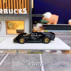 1/64 DMH Ferrari 330 P4 Black Resin Kids Car Model Toy Vehicle Diecast Alloy