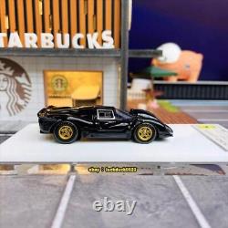 1/64 DMH Ferrari 330 P4 Black Resin Kids Car Model Toy Vehicle Diecast Alloy