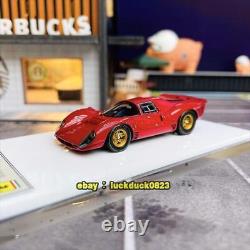 1/64 DMH Ferrari 330 P4 Red Resin Model Diecast Car Vehicle Kids Boy Toy
