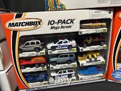 2000-2007 6 & 10 Car Gift Pack Lot of 8 (68 Cars / 3 Launchers)