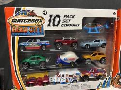 2000-2007 6 & 10 Car Gift Pack Lot of 8 (68 Cars / 3 Launchers)