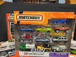 2000-2007 6 & 10 Car Gift Pack Lot of 8 (68 Cars / 3 Launchers)