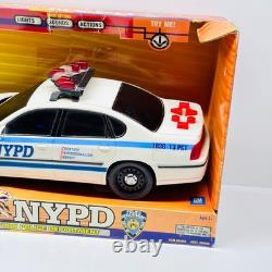 2002 Toy State Road Rippers NYPD Police Car Battery Operated Toy Vehicle NEW