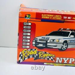 2002 Toy State Road Rippers NYPD Police Car Battery Operated Toy Vehicle NEW