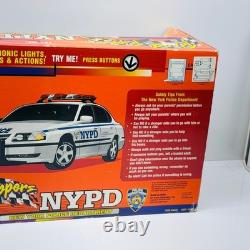 2002 Toy State Road Rippers NYPD Police Car Battery Operated Toy Vehicle NEW