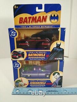 2004 Corgi DC Comics Batmobile 143rd Scale NEW Set Of 8 Die-cast Vehicles