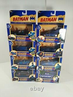 2004 Corgi DC Comics Batmobile 143rd Scale NEW Set Of 8 Die-cast Vehicles