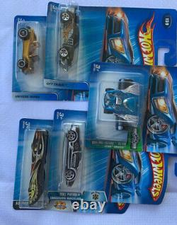 2004 Hot Wheels Lot of 56 NIB Vehicles Roll Patrol Autonomicals Crank ITZ 1st Ed