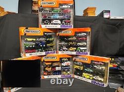 2007 Matchbox 10 Gift Pack Lot of 5 (50 Cars NewithVintage Free Ship) Coffret