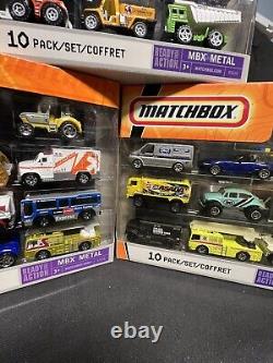 2007 Matchbox 10 Gift Pack Lot of 5 (50 Cars NewithVintage Free Ship) Coffret
