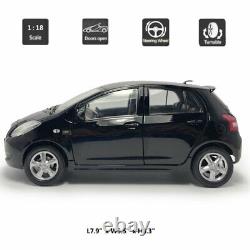 2007 Toyota Yaris Sedan 118 Model Car Diecast Vehicle Collection Gift Black