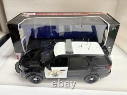 2015 CHP California Highway Patrol SUV WORKING LIGHT & 4 Tone Siren 1/18 POLICE