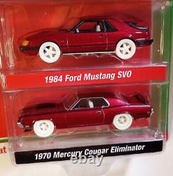2023 Auto World Target 4 Pack Ultra Red Chase Firebird El Camino Mustang Cougar