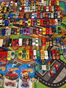 202 Matchbox Hotwheels Diecast Metal Cars Trucks Vehicle Huge Collection Lot