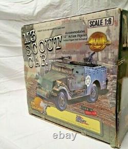 21st Century WWII 1/6 US M3 Scout Car with. 50cal &. 30cal MGs NEW open box