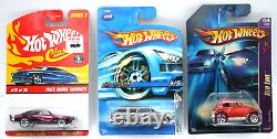 22pc Mattel Hot Wheels Classic Red Line Since'68 Cars Trucks Vehicles Carded