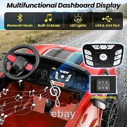 24V 2-Seater Ride On Car for Kids, Battery Powered Vehicle 400W Electric Toy Gift