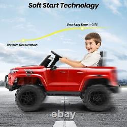 24V 2-Seater Ride On Car for Kids, Battery Powered Vehicle 400W Electric Toy Gift