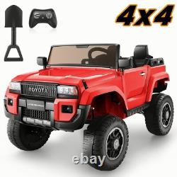 24V 2 Seater Ride on Cars, Kids Ride on Truck with 2WD/4WD Switchable Electric Toy