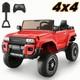 24v 2 Seater Ride On Cars, Kids Ride On Truck With 2wd/4wd Switchable Electric Toy