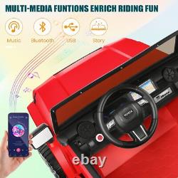 24V 2 Seater Ride on Cars, Kids Ride on Truck with 2WD/4WD Switchable Electric Toy