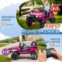 24V 400W Kids Ride On Truck Electric Jeep Car Vehicle With Music Bluetooth Remote