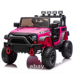 24V 400W Kids Ride On Truck Electric Jeep Car Vehicle With Music Bluetooth Remote
