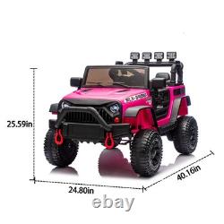 24V 400W Kids Ride On Truck Electric Jeep Car Vehicle With Music Bluetooth Remote