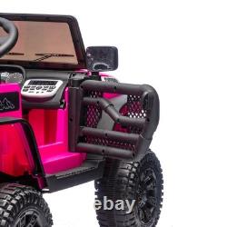 24V 400W Kids Ride On Truck Electric Jeep Car Vehicle With Music Bluetooth Remote