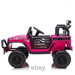 24V 400W Kids Ride On Truck Electric Jeep Car Vehicle With Music Bluetooth Remote