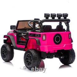 24V 400W Kids Ride On Truck Electric Jeep Car Vehicle With Music Bluetooth Remote