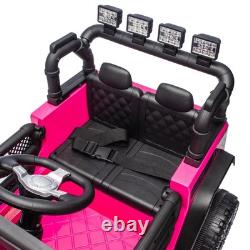 24V 400W Kids Ride On Truck Electric Jeep Car Vehicle With Music Bluetooth Remote