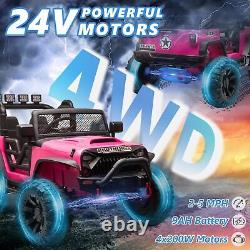 24V Electric Cars Vehicles Toys for Kids -2 Seater 4x200W Powerful Wheels