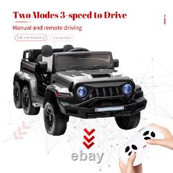 24V Kids Car 6WD Ride on Toys Power Wheels Kids Truck Vehicle withRemote Control
