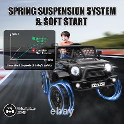 24V Kids Ride On Car 2 Seater Electric Vehicle Toy Truck Jeep withRemote Control